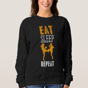 Sudadera Eee Sleep Repetir Kickboxing Professional Defense