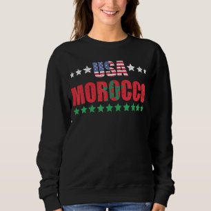 Sudadera Eeuu Marruecos recuerda paz Marruecos árabe F