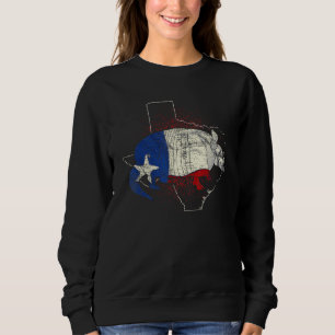Sudadera Eeuu Texas Patriotic Wildlife Animal Texde Ar