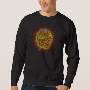 Sudadera Efecto de punteado de sol caliente