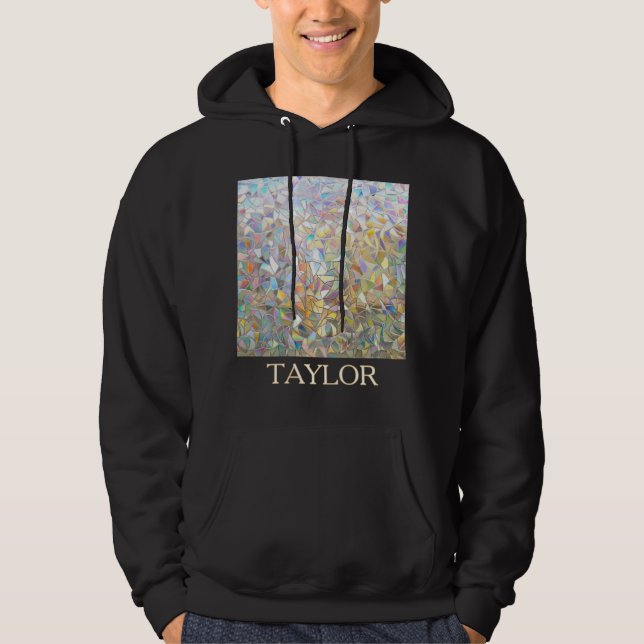 Sudadera Efecto de vidrio emplomado prismático - Arcoíris p (Anverso)