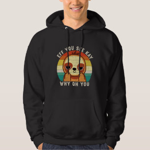 Sudadera Eff Ves A Kay Por Qué Oh, Divertida Leche Dando A