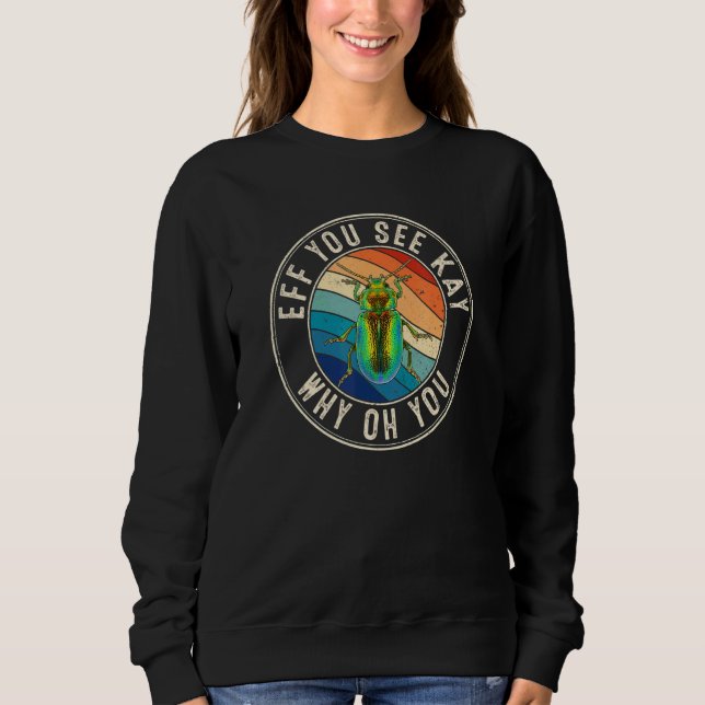 Sudadera Eff ves escarabajo de Kay Retro 80 (Anverso)