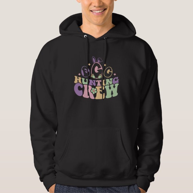 Sudadera Egg Hunting Crew  Cute Easter Egg for Boys Girls (Anverso)