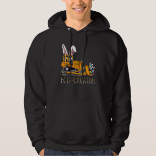 Sudadera Eggs Cavator Bunny Tractor Leopard Eggs Happy East