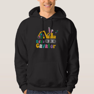 Sudadera Eggs Cavator Easter Bunny Excavator Cute Hunting E