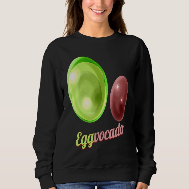 Sudadera Eggs Painted As Avocado Eggvocado For Hunt on Eggs (Anverso)