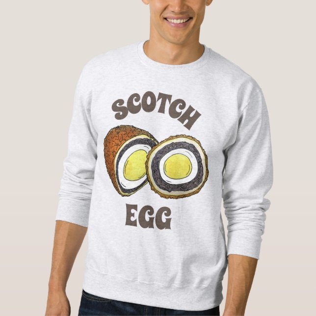 Sudadera Eggs Scotch Hard Boiled Eggs Reino Unido Comida de (Anverso)