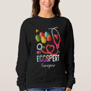 Sudadera Eggspert Caregiver Bunny Stethoscope Día de Pascua