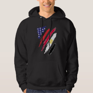 Sudadera Egipto Bandera Americana Groenlandia Estados Unido