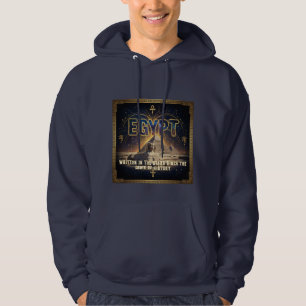 Sudadera Egipto Celestial Esfinge Pirámides Galaxia Póster