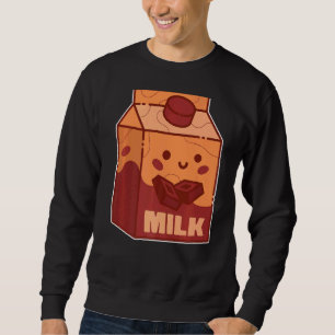 Sudadera Egirl Eboy Milk Shake Ca, estética de Otaku