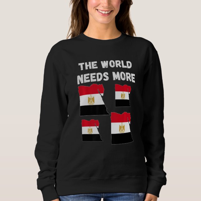 Sudadera Egyptian People And Fans The World Needs More Egyp (Anverso)