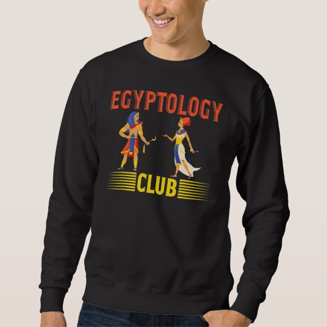 Sudadera Egyptology Club Egyptologist Pharao Tutankhamun An (Anverso)