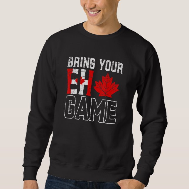Sudadera EH Game Maple Leaf Patriótico Canadá (Anverso)