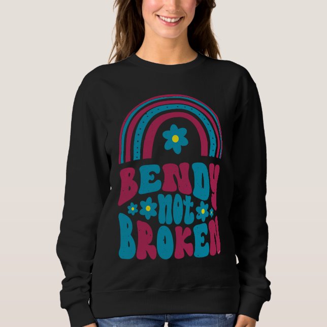 Sudadera Ehlers Danlos Awareness  Bendy Not Broken (Anverso)