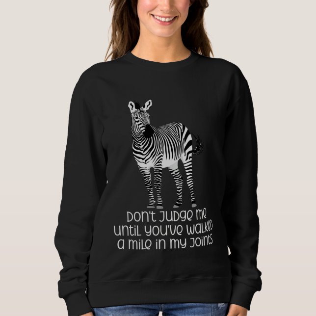 Sudadera Ehlers Danlos Awareness  Don t Judge Me (Anverso)