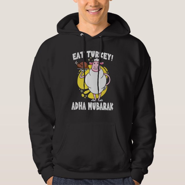 Sudadera Eid Al-Adha Mubarak Oveja Turquía (Anverso)