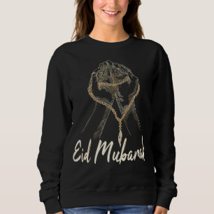 Sudadera Eid Alfitr Mubarak Eid Mubarak Bienaventurados Ára