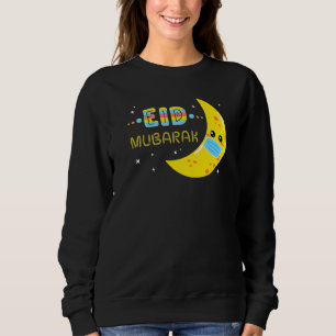 Sudadera Eid Kid 2022 Mask Muslim Clothing Eid Mubarak