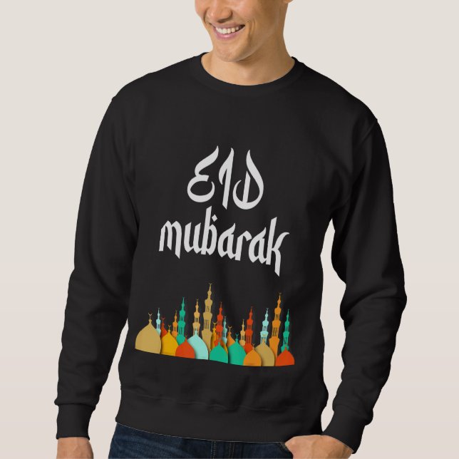 Sudadera Eid Mubarak Eid Alfitr Mubarak Kareem (Anverso)