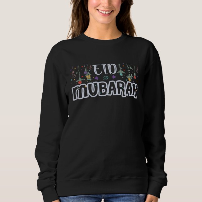 Sudadera Eid Mubarak Eid Ul Fitr Eid Ul Adha Muslim Holiday (Anverso)