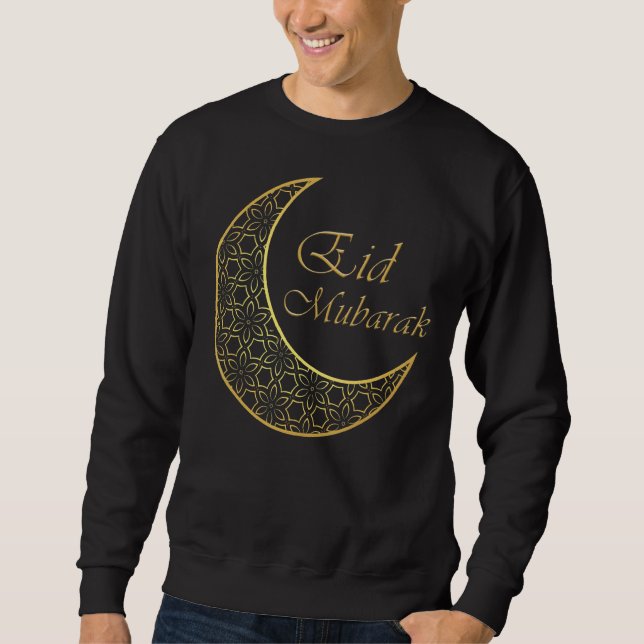 Sudadera Eid Mubarak Guay Moon Aid Mubarak (Anverso)