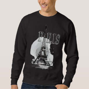 Sudadera Eiffel Tower Shirt Vintage Souvenir Paris Francia 