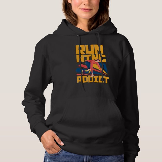 Sudadera Ejecutando adicto (Anverso)