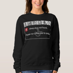 Sudadera Ejecutar café para continuar - Amante del café de