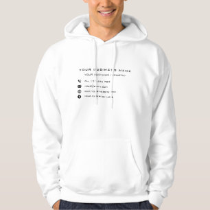 Sudadera Ejemplo de Diseño de Hoodie Empresarial Propio
