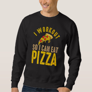 Sudadera Ejercicio de Aptitud Física Pizza Comida
