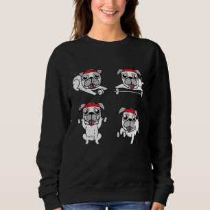 Sudadera Ejercicio de entrenamiento atlético de pug