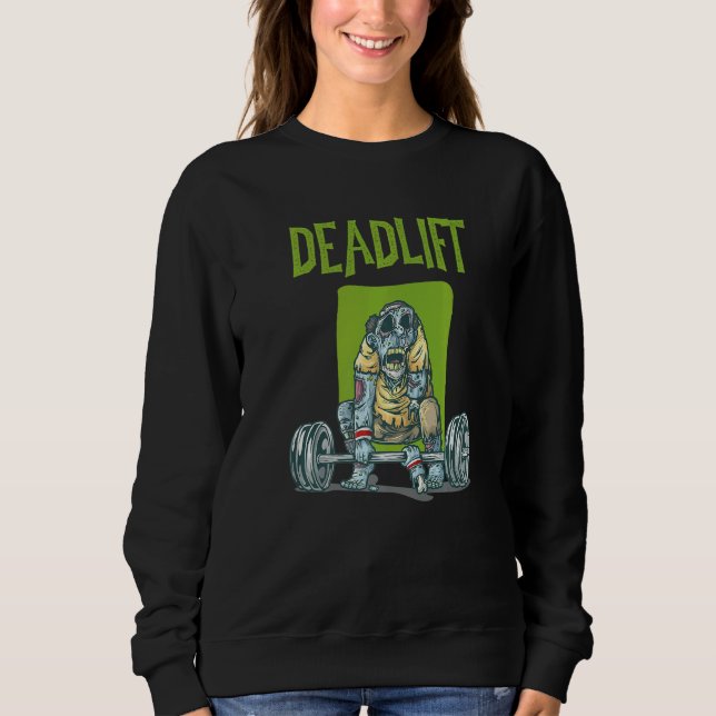 Sudadera Ejercicio de entrenamiento de peso muerto Zombie T (Anverso)
