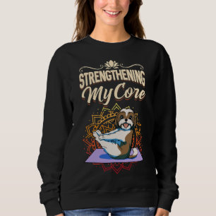 Sudadera Ejercicio De Fitness Shih Tzu Perro Fortaleciendo 