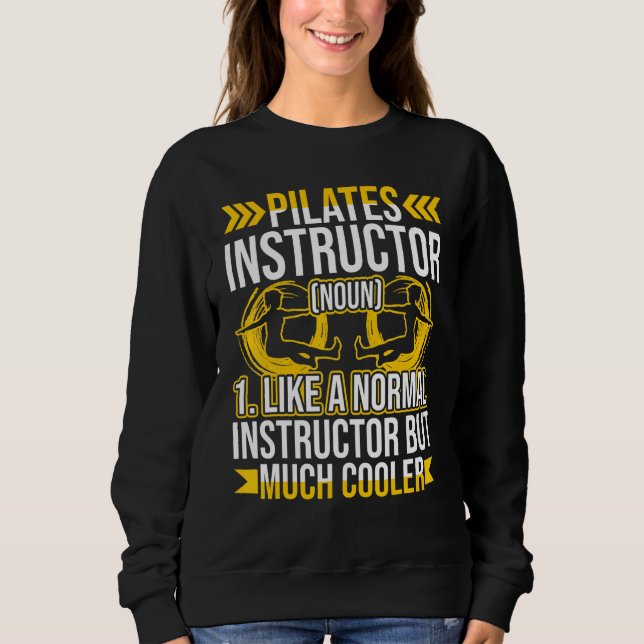 Sudadera Ejercicio del instructor de Pilates (Anverso)
