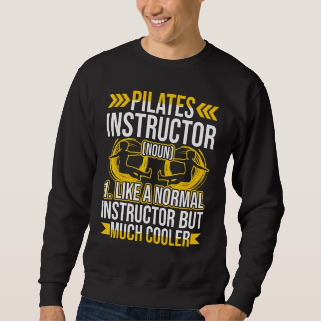 Sudadera Ejercicio del instructor de Pilates (Anverso)
