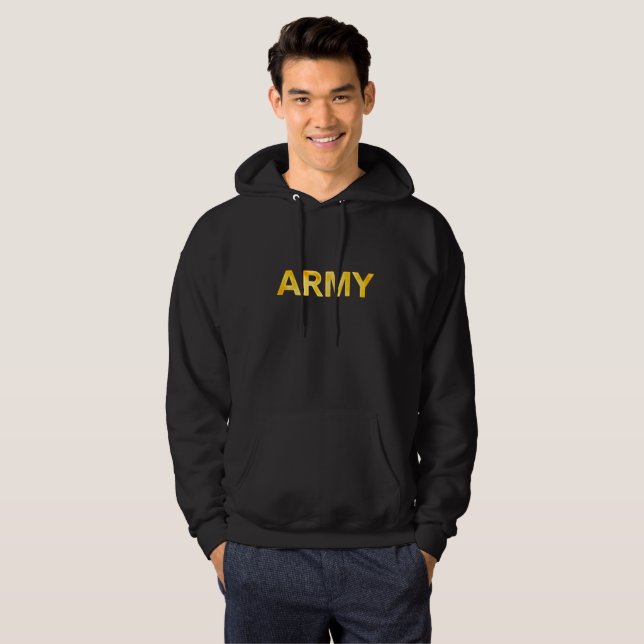 Sudadera Ejército atrás y adelante,amarillo y blanco (Anverso completo)