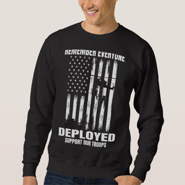 Sudadera Ejército del Viernes Rojo Recuerda A Todos Despleg (Anverso)