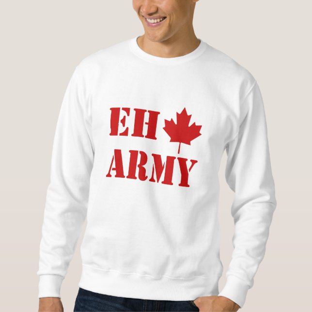 Sudadera Ejército Eh de Canadá (Anverso)