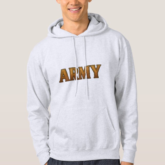 Sudadera Ejército fuerte de oro audaz (Anverso)