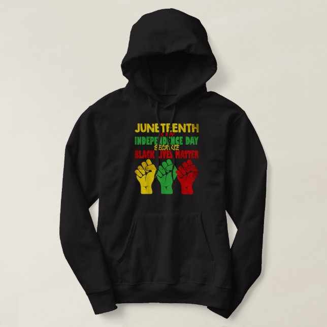 Sudadera El 11 de junio es mi Día de la Independencia, libr (Diseño del anverso)