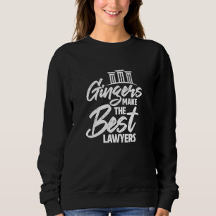Sudadera El abogado Redhead Funny Gingers Hizo El Bes