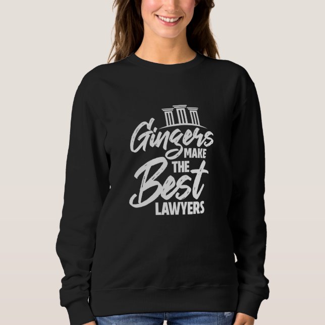 Sudadera El abogado Redhead Funny Gingers Hizo El Bes (Anverso)