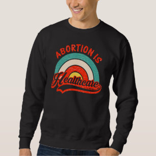 Sudadera El aborto es médico feminista retro pro