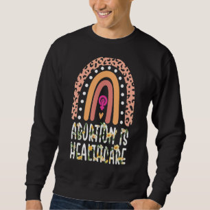 Sudadera El aborto es médico feminista retro pro