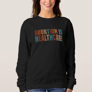 Sudadera El aborto es médico feminista retro pro