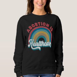 Sudadera El aborto es médico feminista retro pro