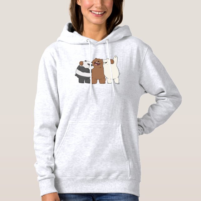 Sudadera El abrazo del grupo Bare Bears (Anverso)