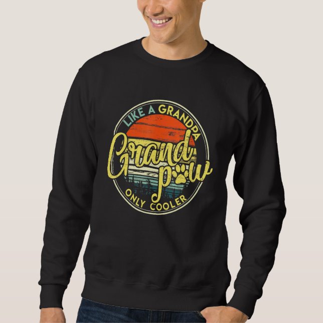Sudadera El abuelo como el abuelo normal pero más frío (Anverso)